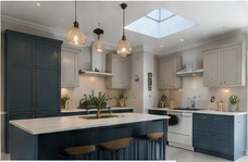 Decorated modern kitchen